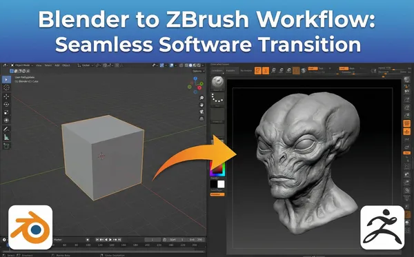 From Blender to ZBrush: A Workflow Guide